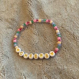 Handmade new years bracelet